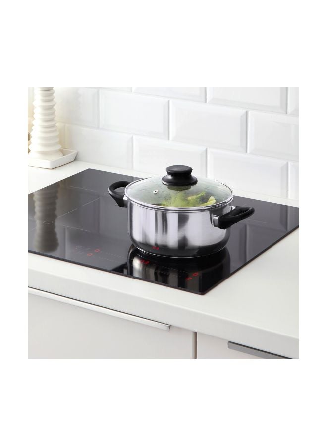 ANNONS Stainless Steel Pot With Lid Silver 2.8Liters - Image 2