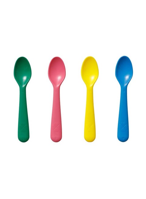 Pack Of 4 Spoon Multicolour 12centimeter
