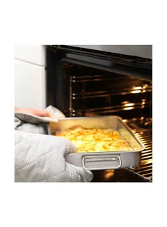 koncis Stainless Steel Roasting Tin Silver 34x24centimeter  - Image 2