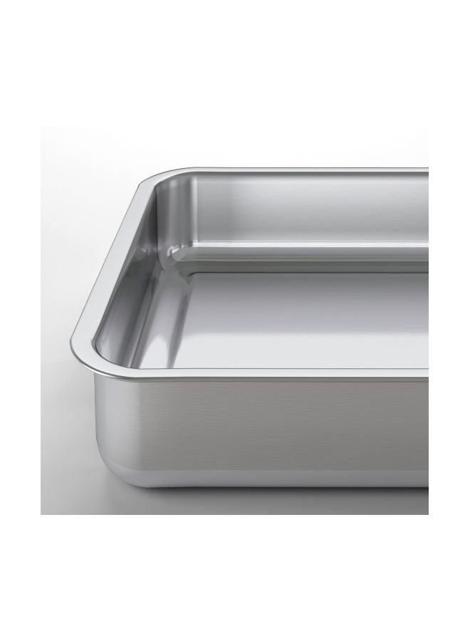 koncis Stainless Steel Roasting Tin Silver 34x24centimeter  - Image 3
