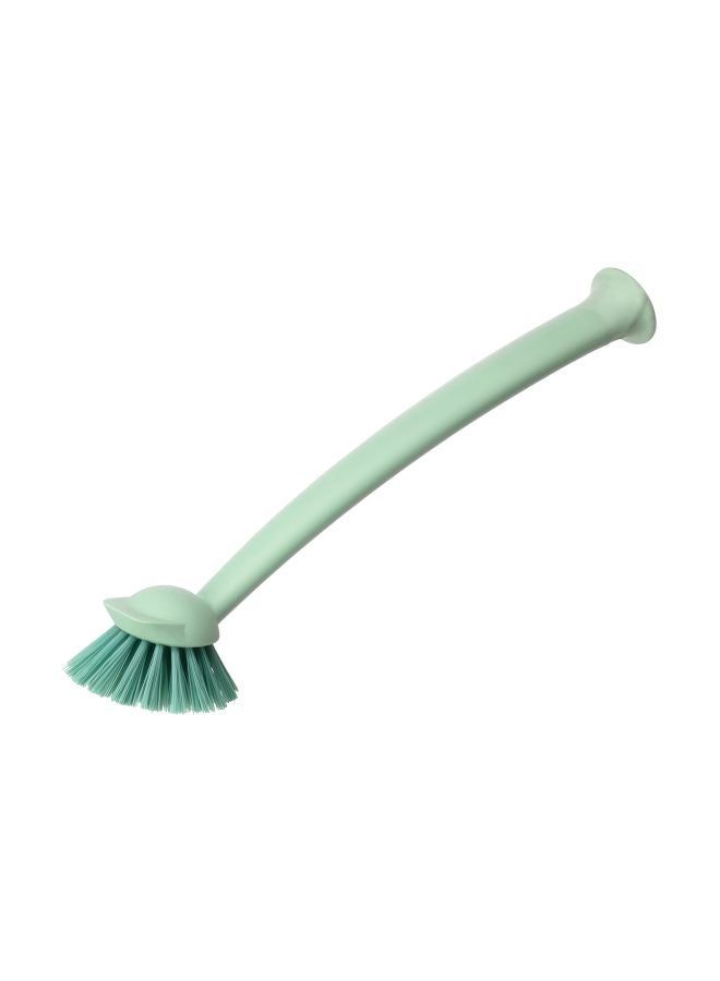 RINNIG - Plastic Dish Washing Brush Green 12cm - Image 1