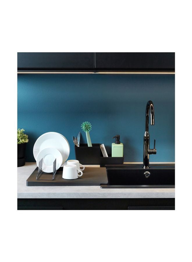 RINNIG - Plastic Dish Washing Brush Green 12cm - Image 1
