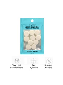 Generic Pack Of 10 Hand Sanitizer Tablet With Bottle White/Clear 14x7x7centimeter  - Image 3