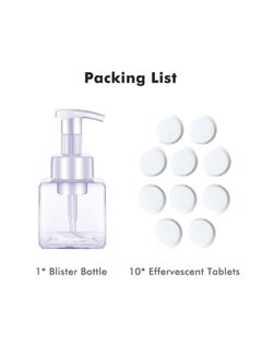 Generic Pack Of 10 Hand Sanitizer Tablet With Bottle White/Clear 14x7x7centimeter  - Image 5