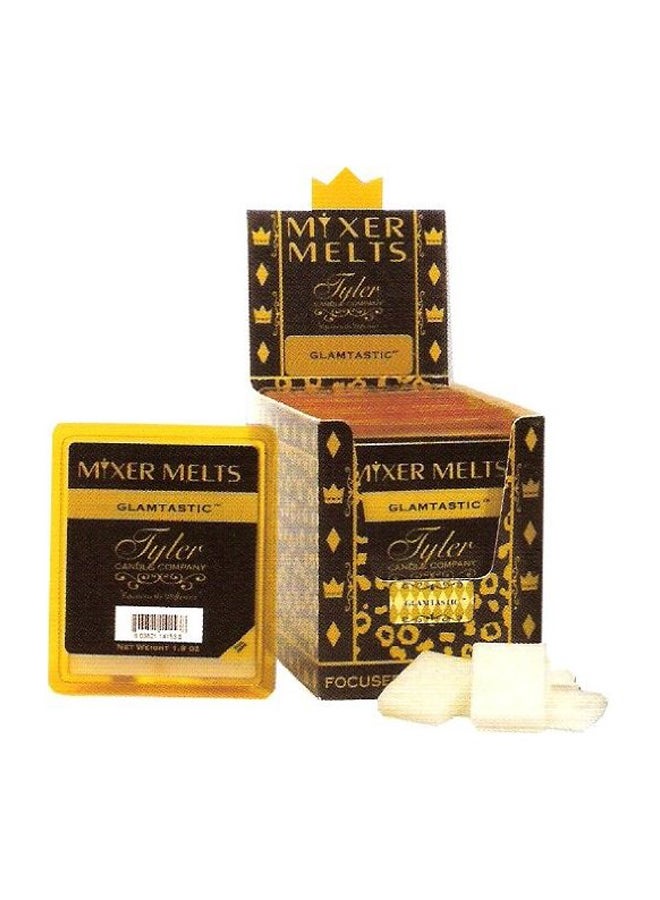 Tyler Candle 3-Piece Mixer Melts Candle Yellow 1.6x5.3x4.6inch  - Image 2