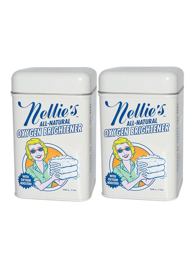 Nellie's Pack Of 2 All Natural Oxygen Brightener Clear 900grams 