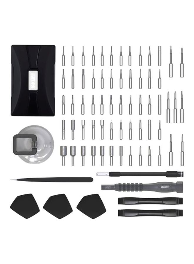 JAKEMY 73 In 1 Professional Multifunctional Repair Screwdriver Tool  Set Black/Orange  - Image 1