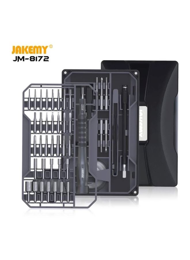 JAKEMY 73 In 1 Professional Multifunctional Repair Screwdriver Tool  Set Black/Orange  - Image 2