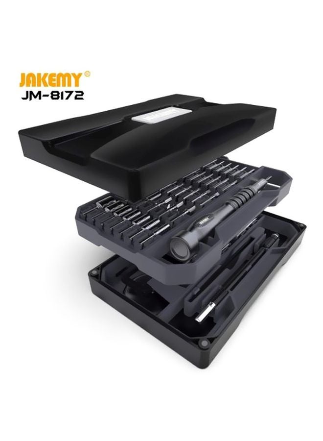 JAKEMY 73 In 1 Professional Multifunctional Repair Screwdriver Tool  Set Black/Orange  - Image 4