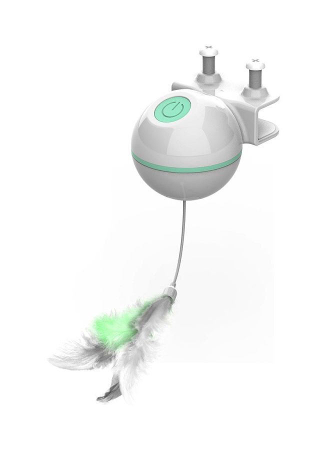Generic Rotable Interactive Toy With LED Light White/Green - Image 1