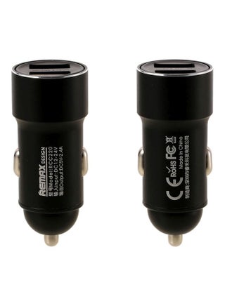 Pack Of 2 USB Port Car Charger Black - v1584974385/N36064067A_1