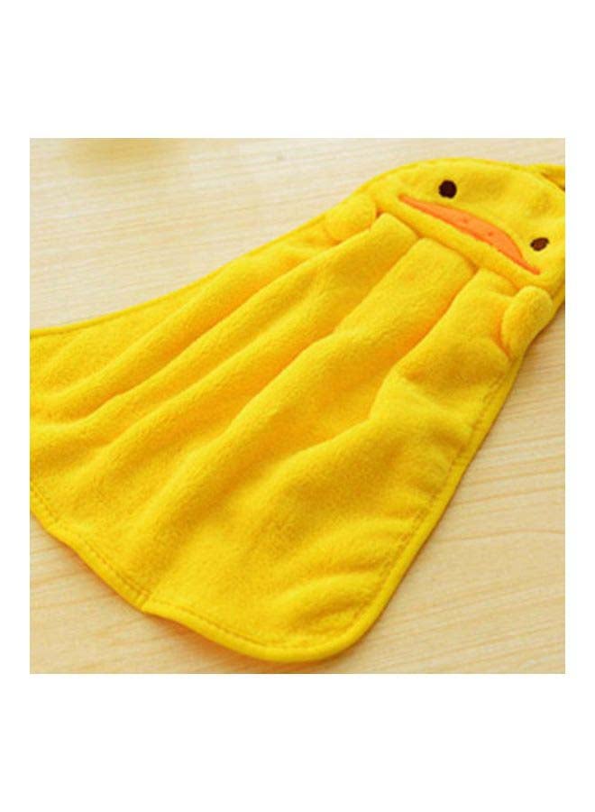 Beauenty Velvet Dry Towel Yellow 32x28centimeter - Image 2