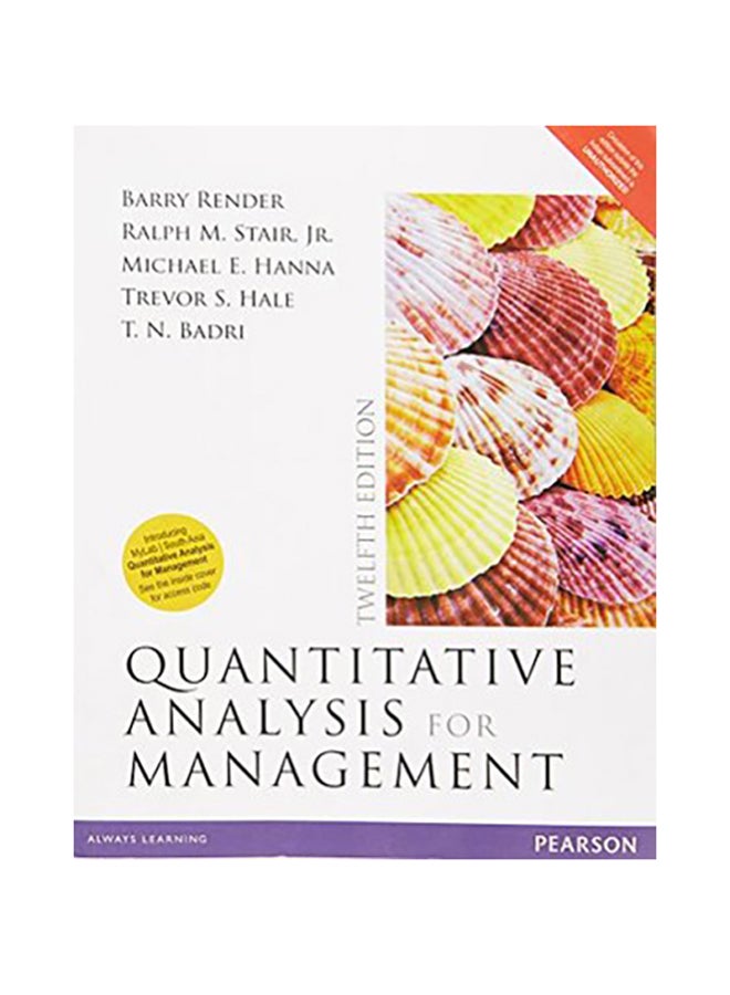 Quantitative Analysis For Management paperback english