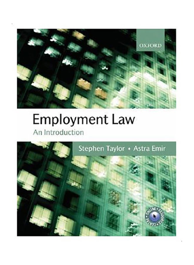 Employment Law: An Introduction Paperback English by Stephen Taylor 