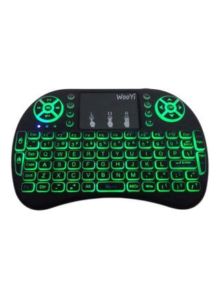 Wireless Keyboard With Touchpad Air Mouse - English/Russian Black/Green - v1585028703/N36096367A_1