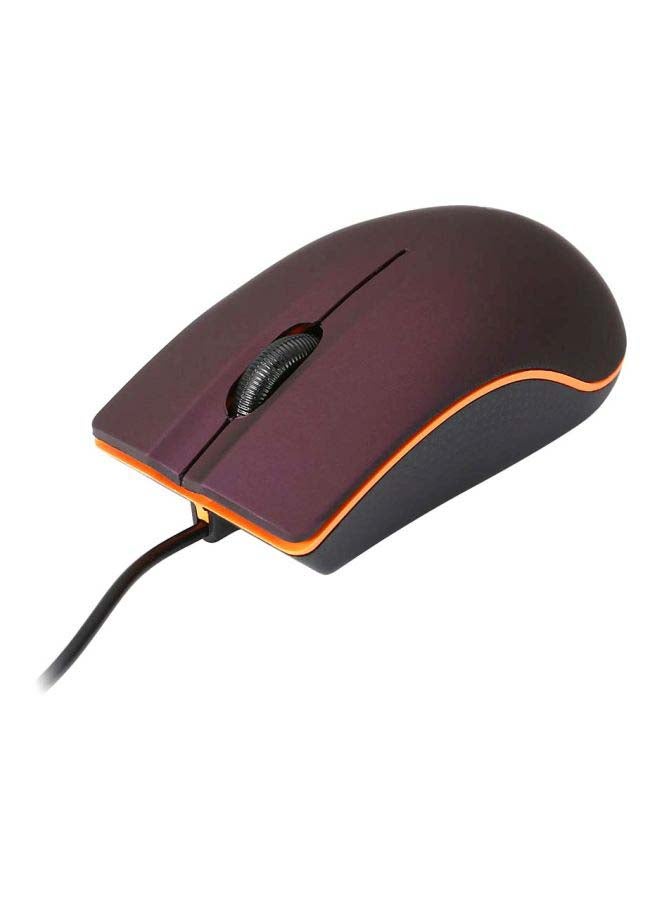 Beauenty USB Wired Gaming Mouse Purple/Black/Yellow - Image 1