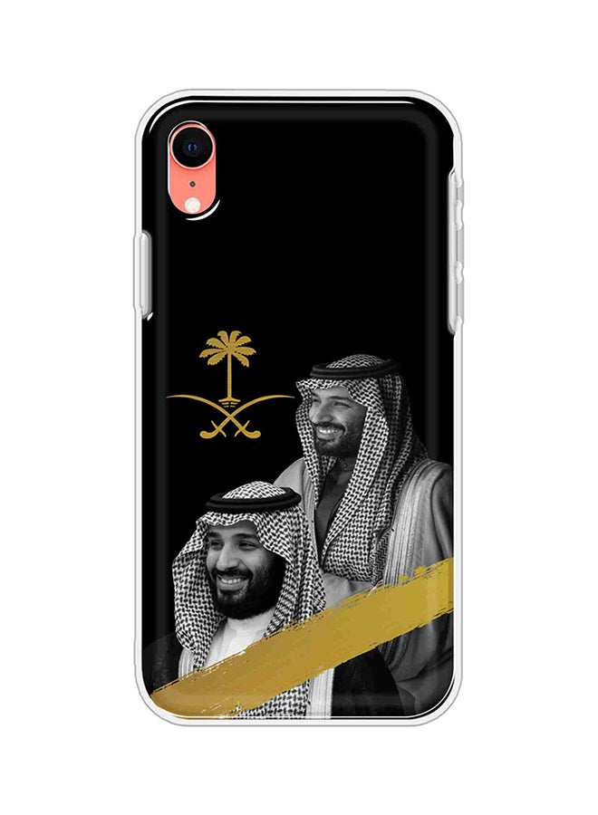 Okteq - Protective Case Cover For Apple iPhone XR Mohammed Bin Salman Black Gold - Image 1