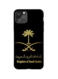 Okteq Protective Case Cover For Apple iPhone 11 Pro Kingdome Of Saudi Arabia White Black Gold 