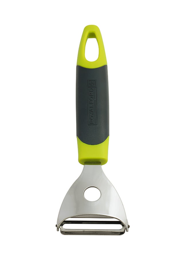 Royalford Y-Peeler Stainless Steel +Abs 18.5X5.6X2.3Cm Multicolor Black/Lime/Silver 12cm  - Image 1