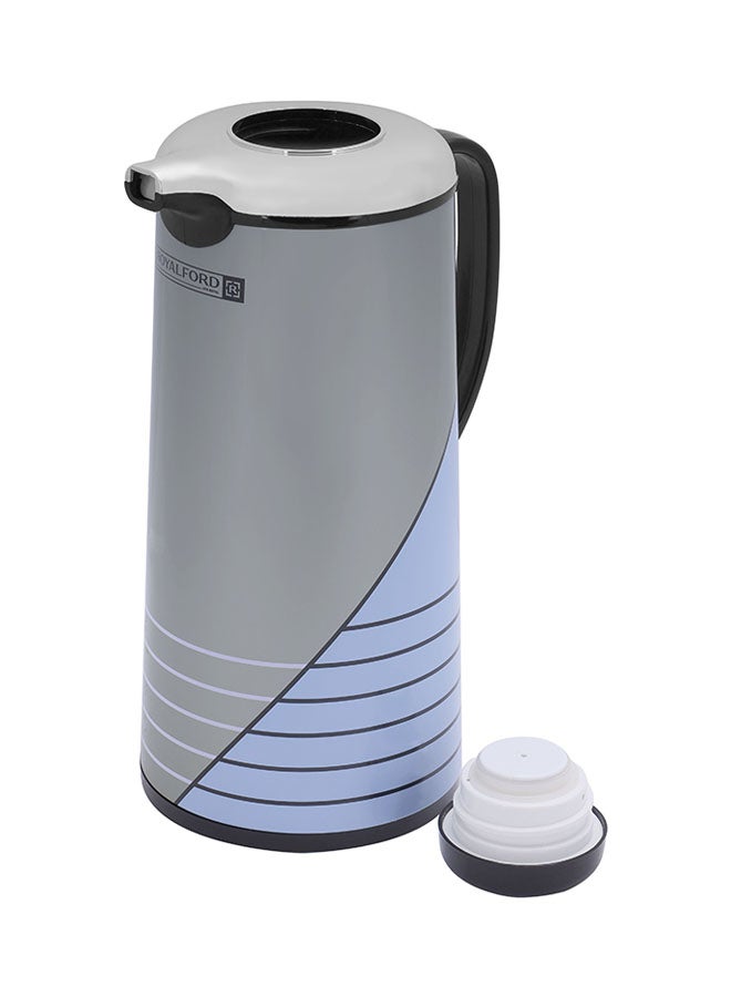 Royalford Vacuum Flask Double Wall 1900Ml 64Oz Asbestos Free Pink Glass Inner 14 Hours Hot 36 Hours Cold 12.5 X 14.3 X 32Cm Multicolor Silver/Blue/Gold - Assorted - Image 2