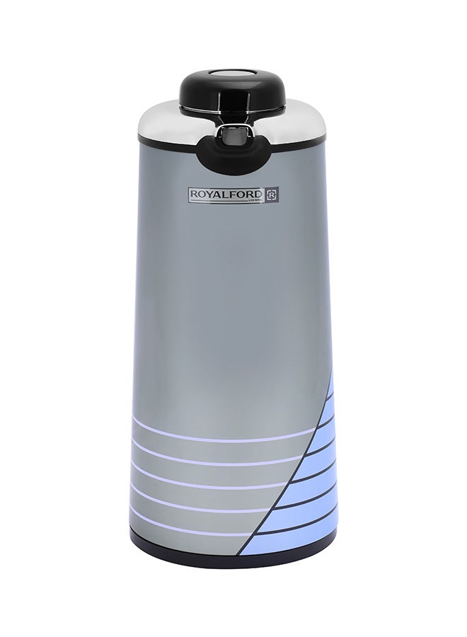 Royalford Vacuum Flask Double Wall 1900Ml 64Oz Asbestos Free Pink Glass Inner 14 Hours Hot 36 Hours Cold 12.5 X 14.3 X 32Cm Multicolor Silver/Blue/Gold - Assorted - Image 3