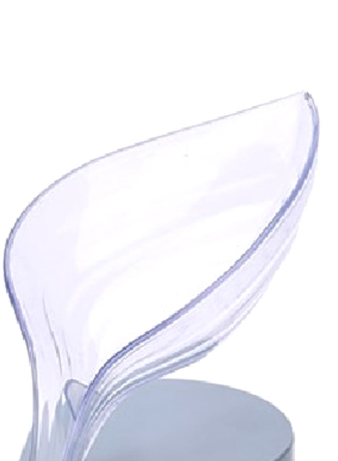 Beauenty Sink Sponge Drain Soap Holder Clear/Grey 12x11.5cm - Image 2