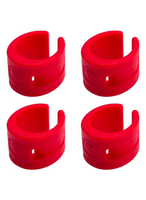 4-Piece Bicycle Chainstay Protector 15.7 x 7.4cm