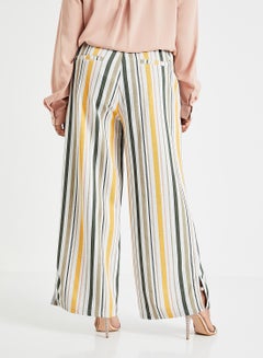 Vero Moda Curve Vertical Striped Pants Multicolour  - Image 3