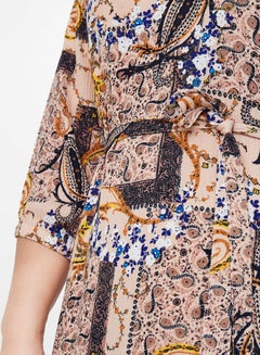 Vero Moda Curve All-Over Printed Dress Multicolour  - Image 4