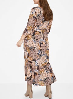 Vero Moda Curve All-Over Printed Dress Multicolour  - Image 3