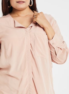 Vero Moda Curve Solid Blouse Light Pink  - Image 4