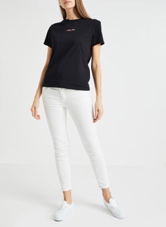 VANS Slogan Printed T-Shirt Black  - Image 2