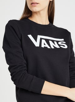VANS Classic V Sweatshirt Black/White  - Image 4