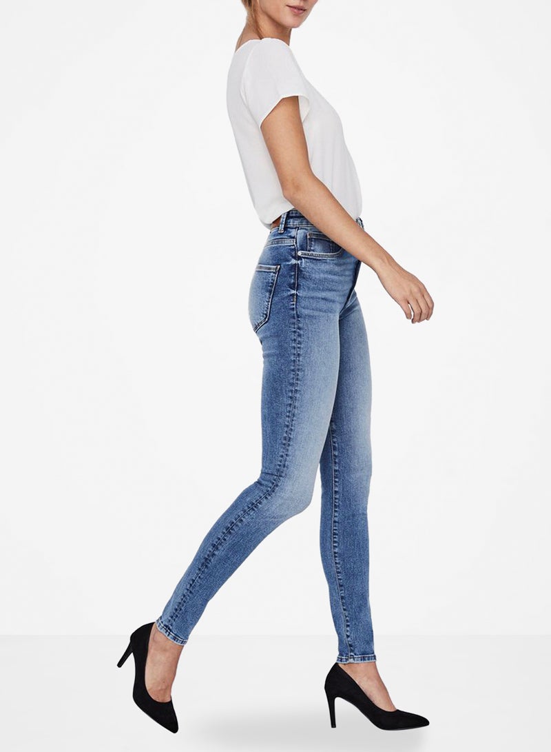 Washed Skinny Jeans Blue - v1585058770/N36002763V_2