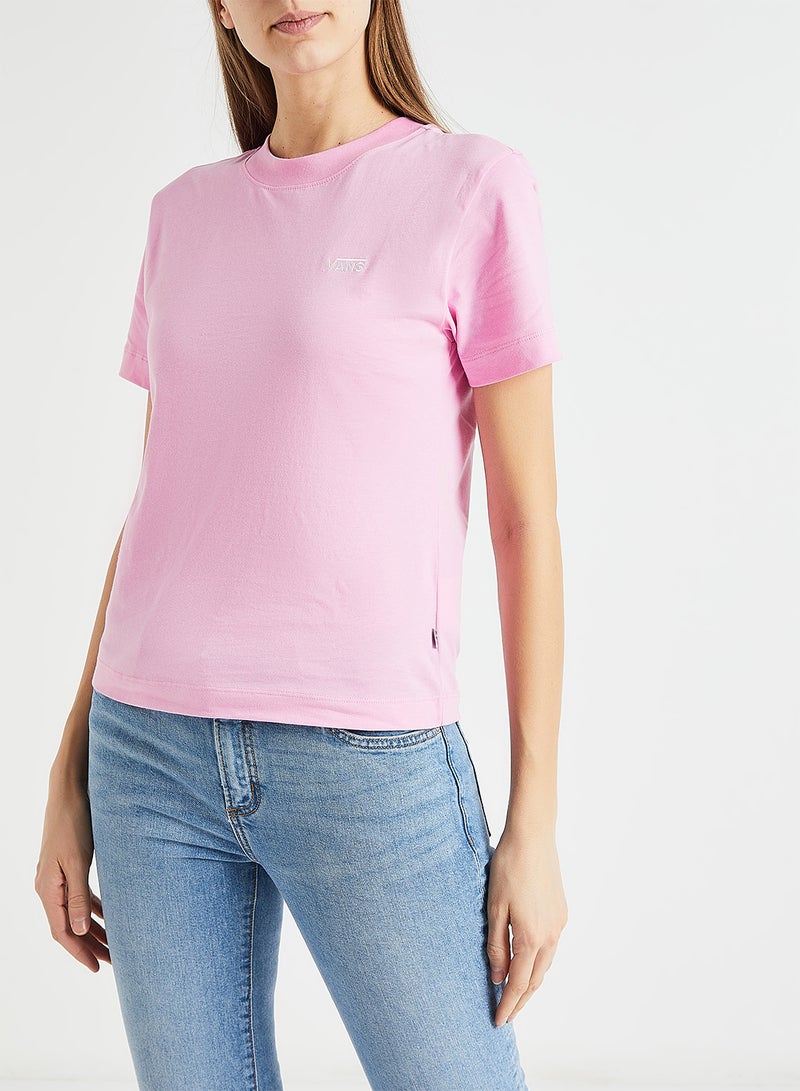 VANS Junior V Boxy T-Shirt Pink - Image 1