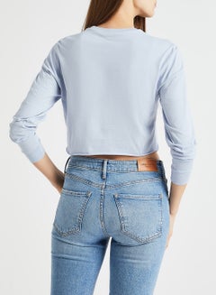 VANS Airborne V Cropped Sweatshirt Blue/Black  - Image 3