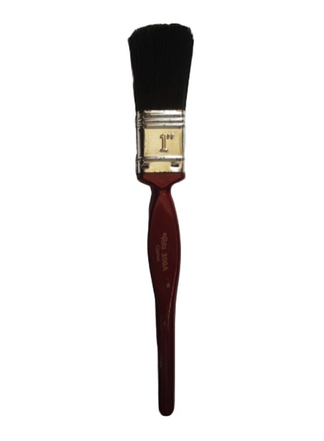 Handheld Paint Brush Black/Brown/Gold 1inch 