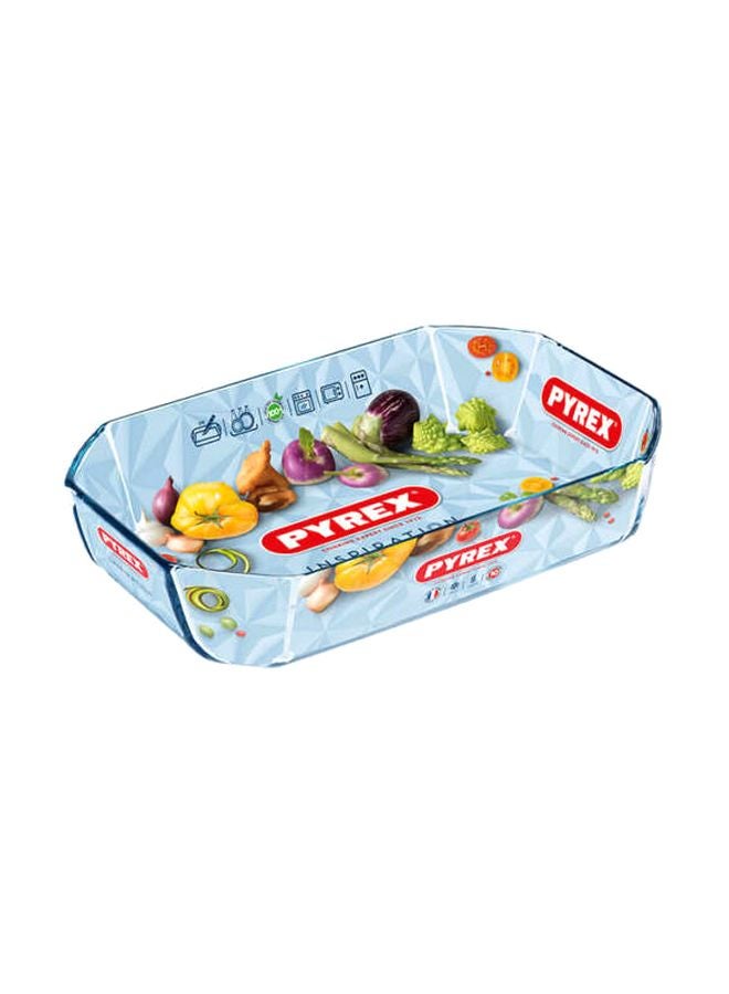 PYREX Glass Rectangular Roaster Clear 27x18cm - Image 2