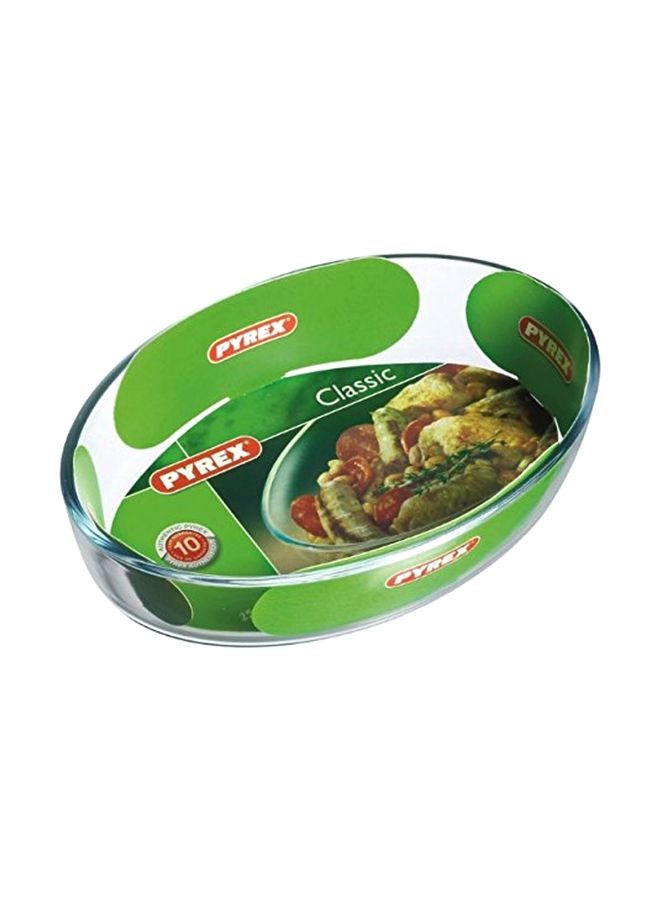 PYREX Oval Shaped Roaster Clear 39x27cm - Image 3