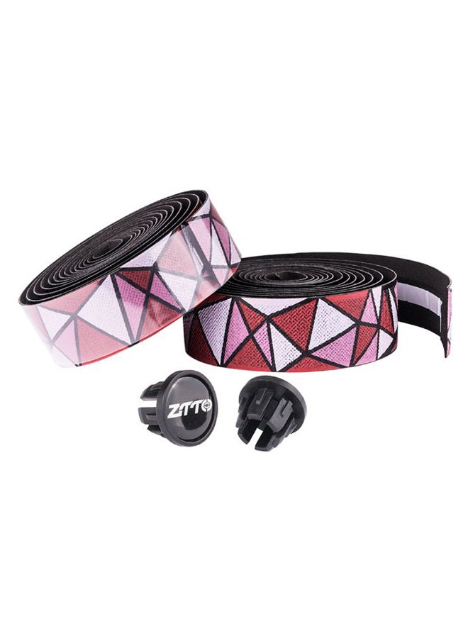 زد تي تي أو طقم شريط لف مقود الدراجة مكون من قطعتين مع سدادات - Image 1