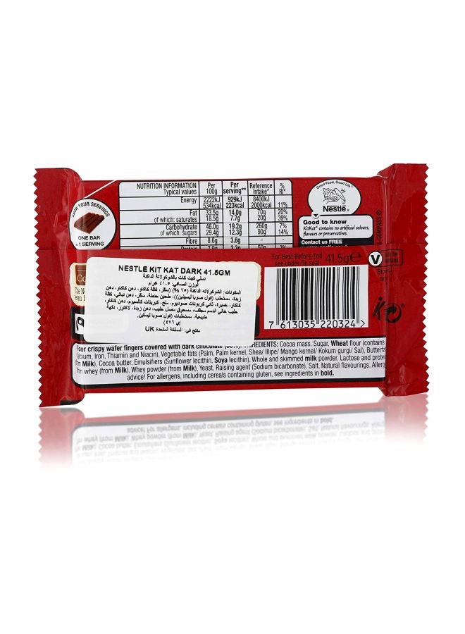 Nestle - KitKat Dark Crunchy Chocolate Bar 41.5grams - Image 1