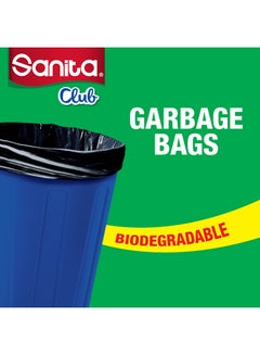 Sanita Club Garbage Bags Twin Pack Roll 50 Gallons 20 Bags, Large Black 75x103cm  - Image 2