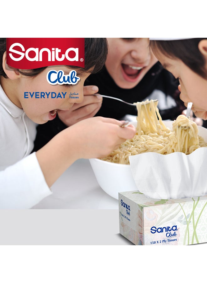 Sanita - Facial Tissue Pack Of 5 White - Image 1