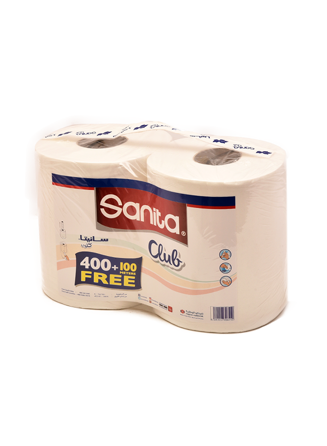 Sanita Maxi Roll 6 Roll 400+100M White 250meter  - Image 2