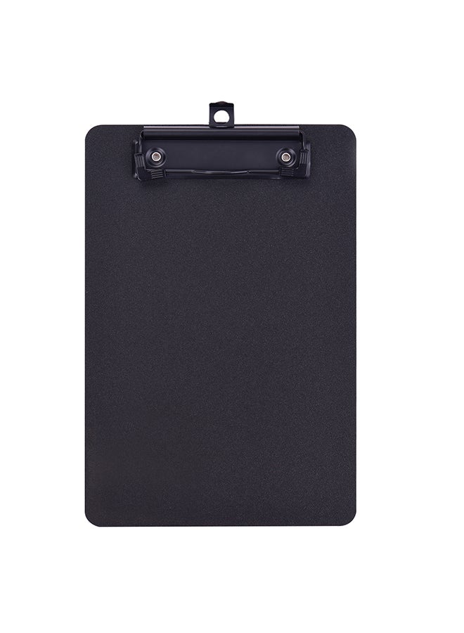 Generic A5 Size Plastic Clipboard Writing Pad Black  - Image 1