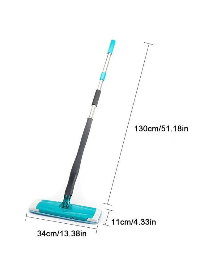 Home Time Floor Cleaning Mop Grey/Green 130x34x11centimeter - Image 3
