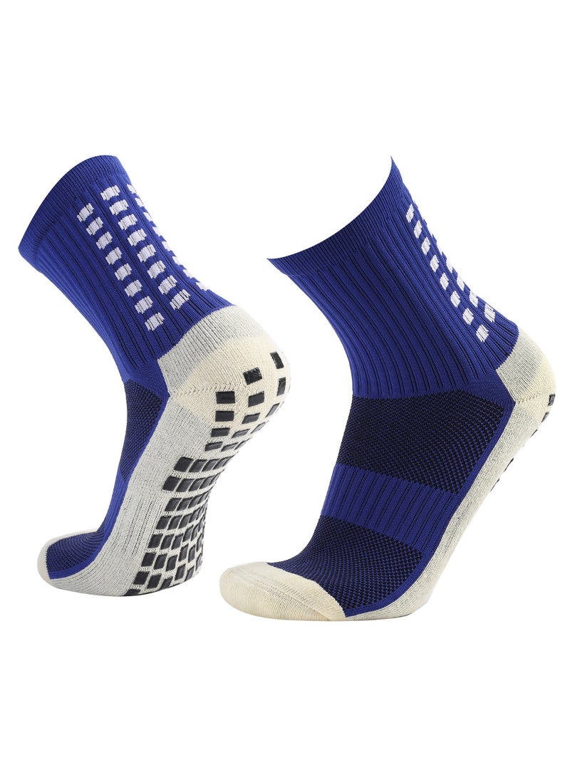 Generic Pair Of 3 Anti-Slip Athletic Long Socks 22cm  - Image 2