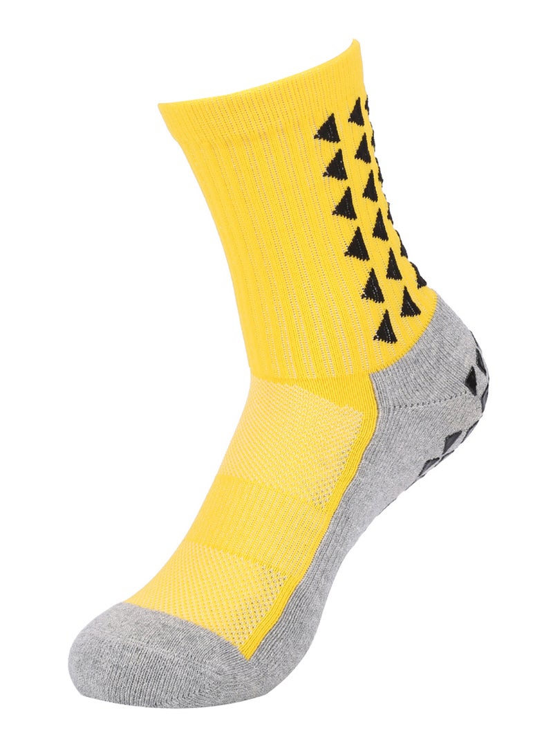 Generic Pair Of 3 Anti-Slip Athletic Long Socks 22cm  - Image 1