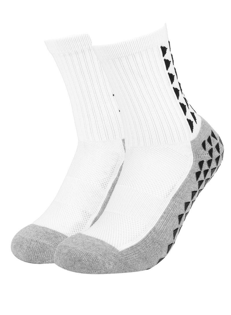 Generic Pair Of 3 Anti-Slip Athletic Long Socks 22cm - Image 1