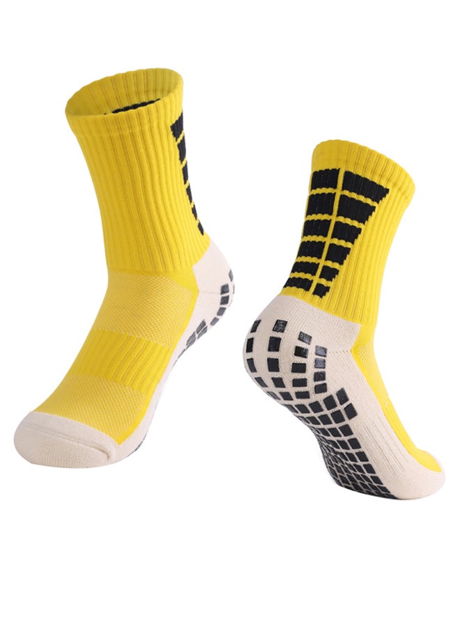 Generic Pair Of 3 Anti-Slip Athletic Socks 22cm  - Image 1